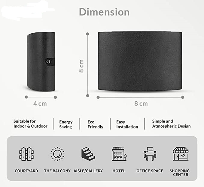 Skyfire Uplight Wall Lamp 1+ 1 - Image 4
