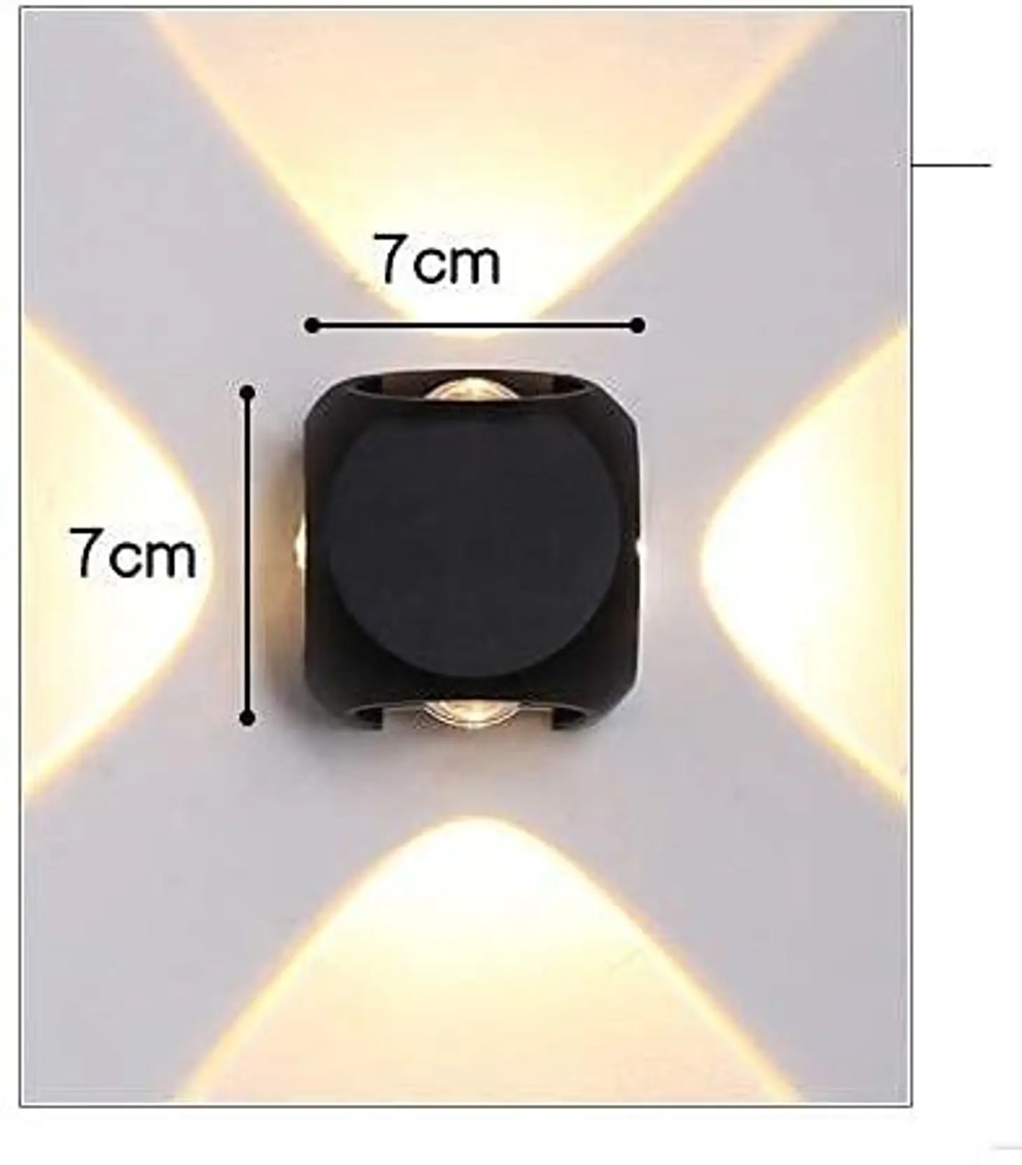 skyfire uplight wall lamp with bulb